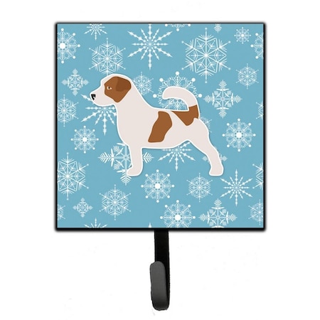 Carolines Treasures Winter Snowflake Jack Russell Terrier Leash or Key Holder BB3507SH4